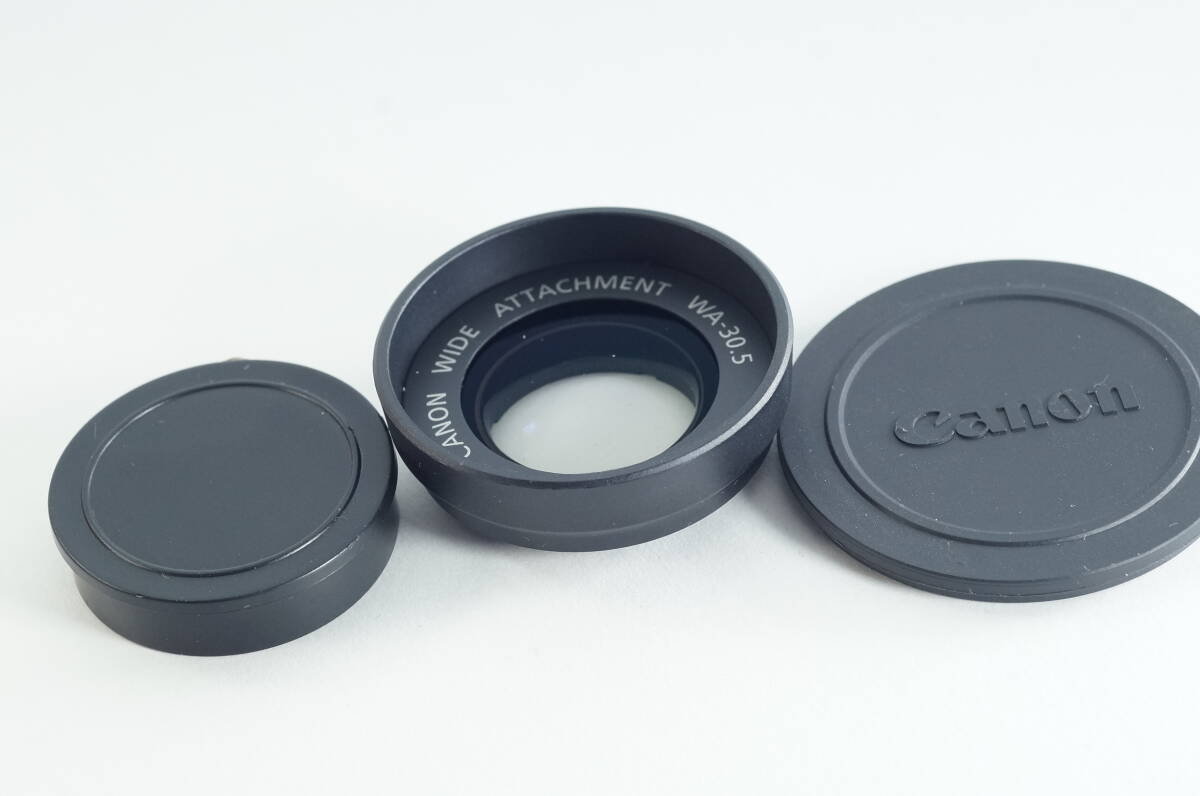 影BG『とてもキレイ』CANON WIDE ATTACHMENT WA-30.5 JAPAN ワイドアタッチメント コンバージョンレンズ キヤノン