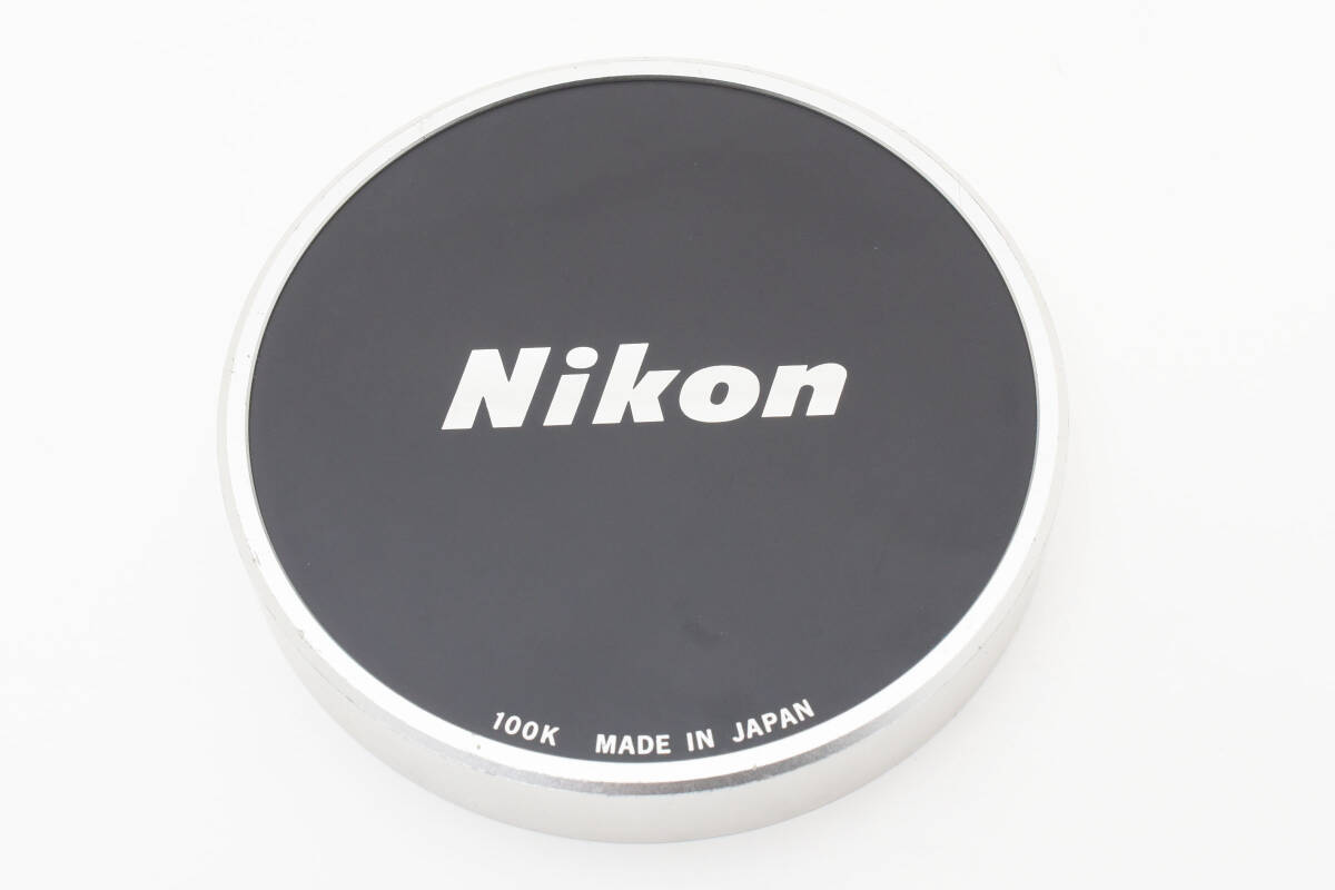 ★希少品★ Nikon ニコン カブセ式 メタルレンズキャップ 100K slip-on front lens cap 100mm #2290