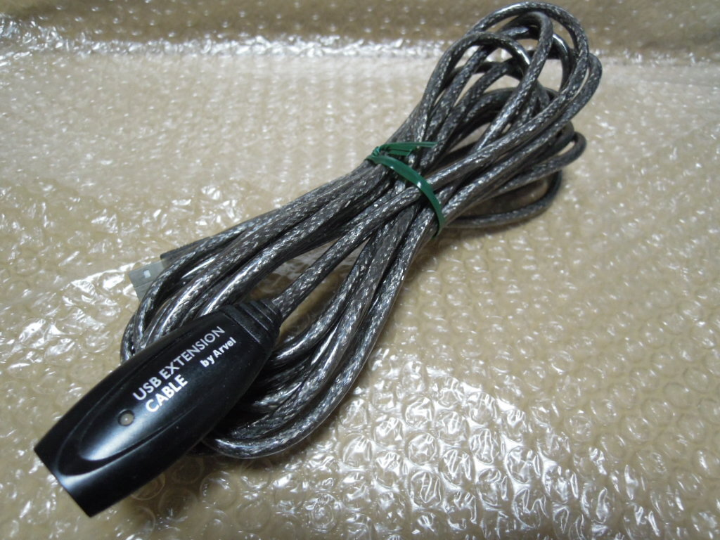 ●Arvel USB2.0対応 リピーター ケーブル 5m グラファイト AUR09GR