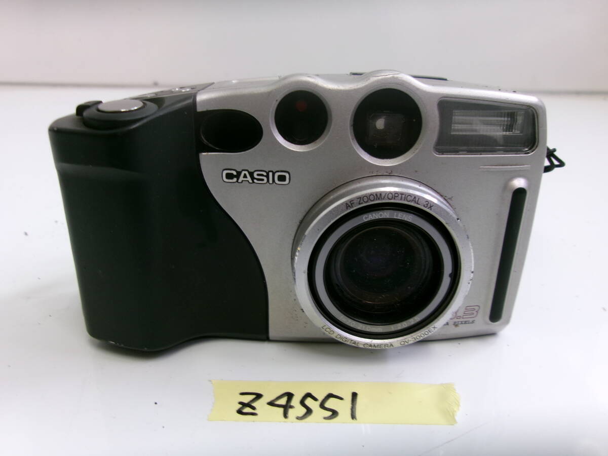 (Z-4551)CASIO デジタルカメラ QV-3000EX 動作未確認 現状渡し