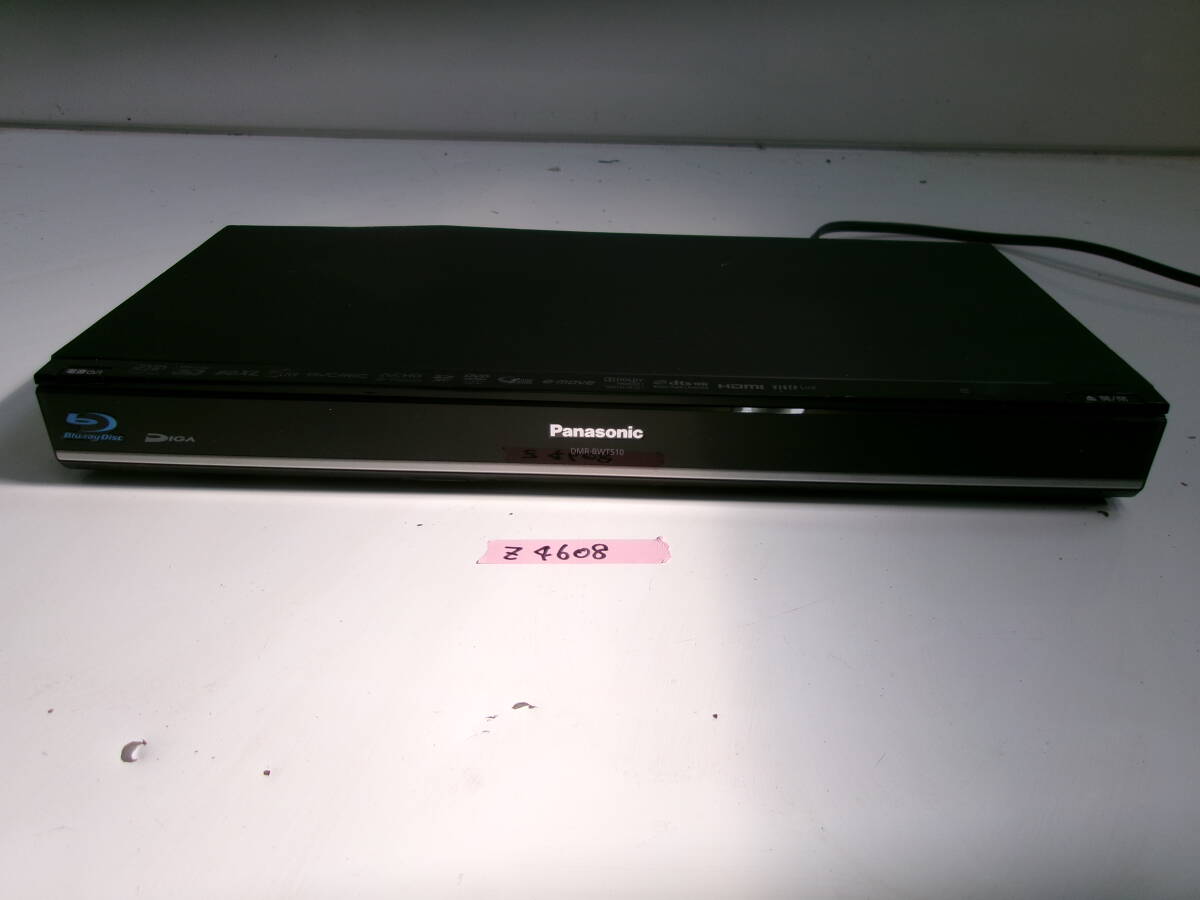 (Z-4608)PANASONIC ブルーレイレコーダー DMR-BWT510 通電確認のみ 現状品