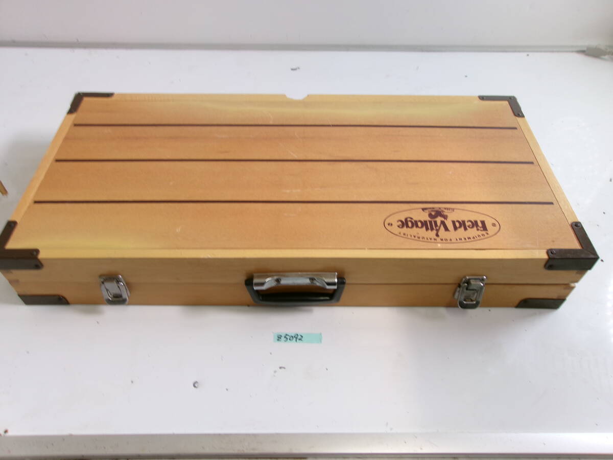 (Z-5092)FIELD VILLAGE キャンプテーブル キャンプ用 テーブル チェア セッ 現状渡し