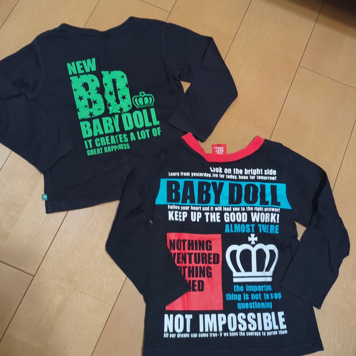 BABYDOLL　ベビードール　ロンT　長袖Tシャツ　サイズ100　中古品
