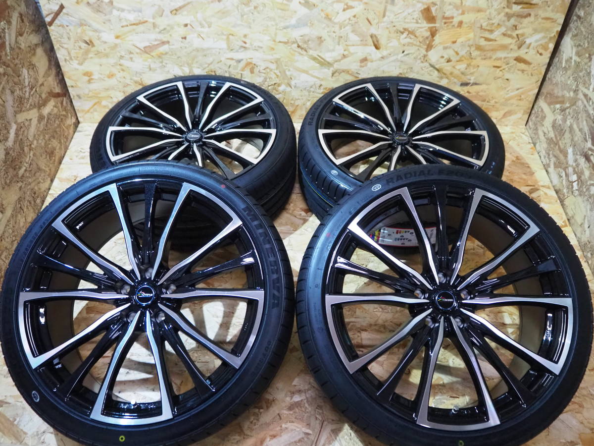 新品 即納対応☆数量限定☆クロノス CH110 20inc8.5J+35 5H114.3 特選タイヤ 245/35R20 アルファード ヴェルファイア エスティマ 4WD対応