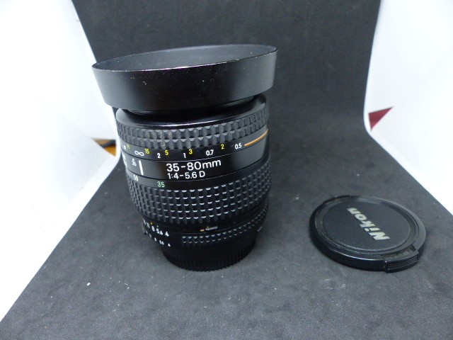 ニコンAF 35ー80㎜ F4-5.6D マクロ メタルフードHN-2付