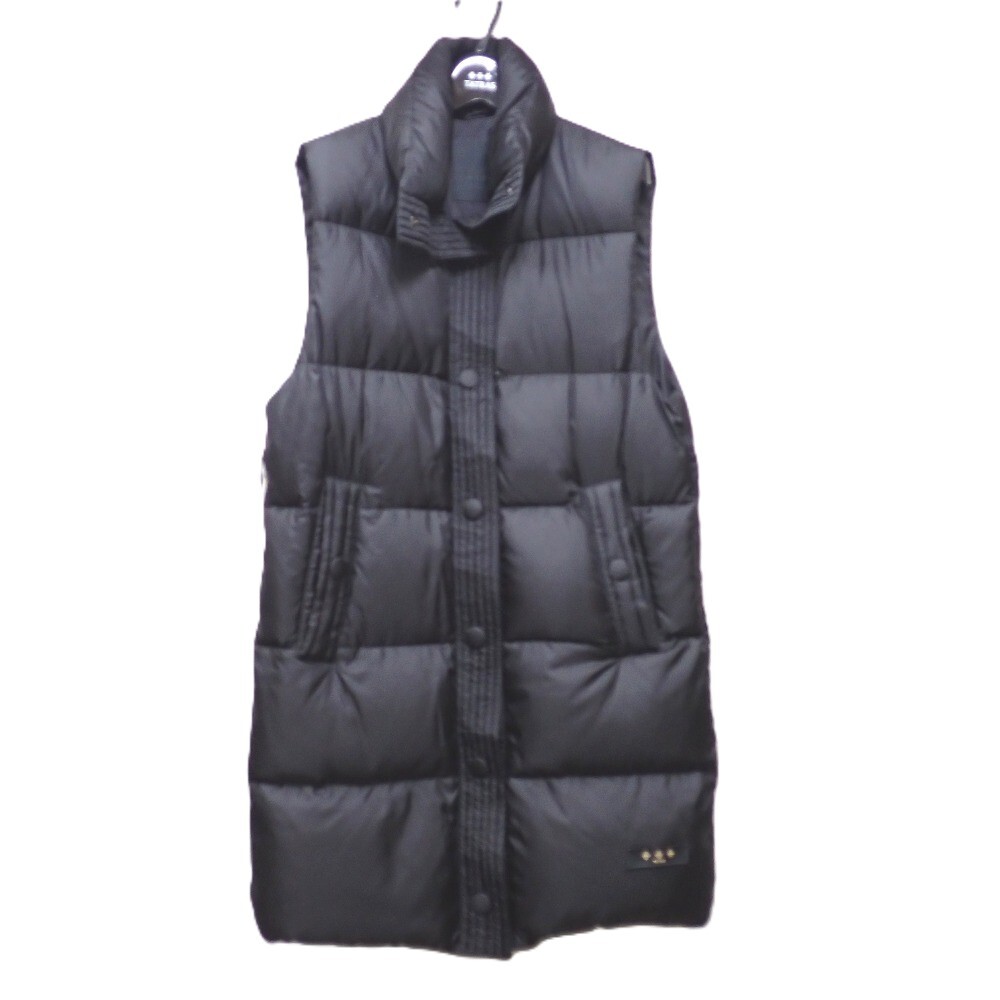 Ft1243491 タトラス ダウンベスト ロング丈 LTMA23A4104-D ブラック 155/80A レディース TATRAS 中古