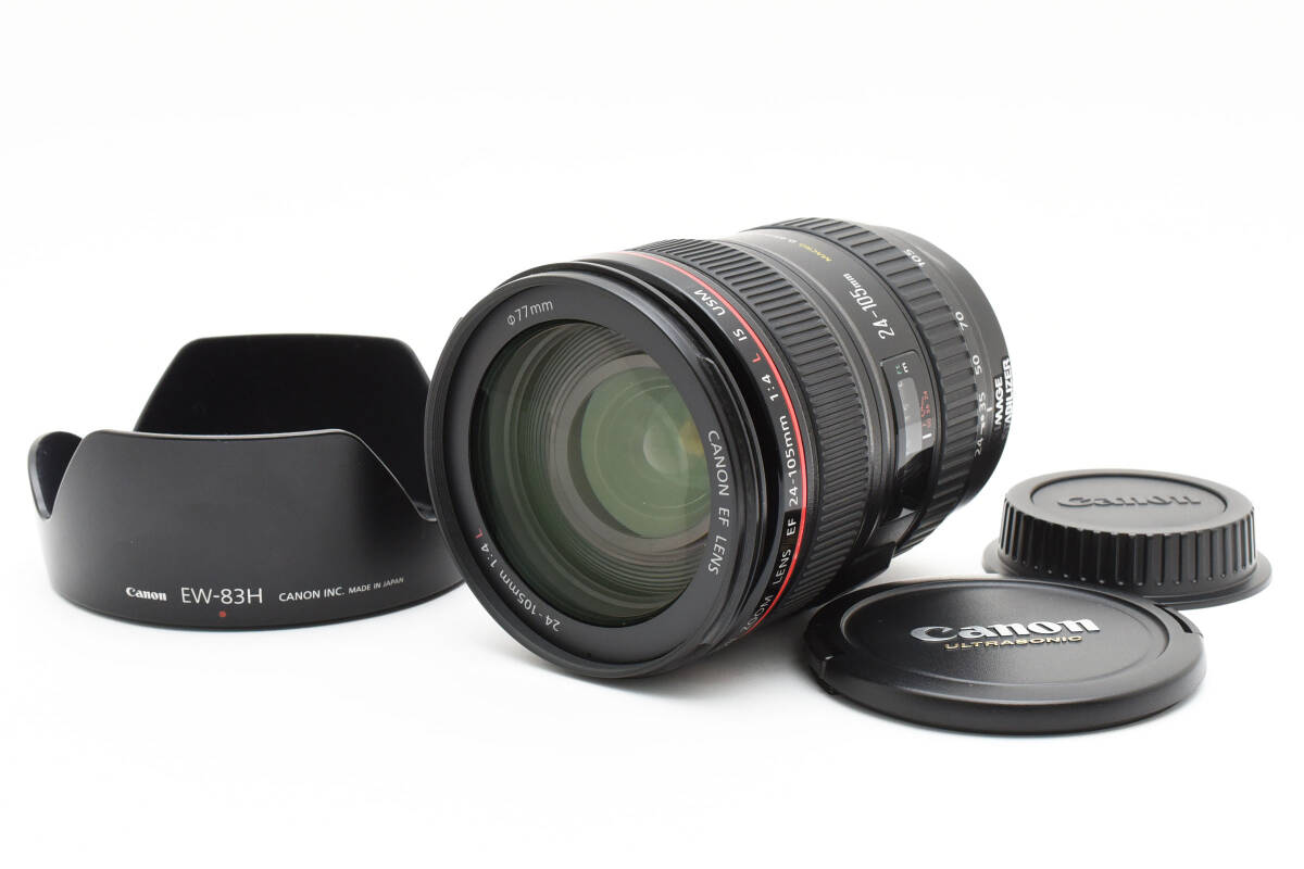 【超美品・動作確認済み】Canon EF 24-105mm f/4 L IS USM Hood for canon EF mount #126