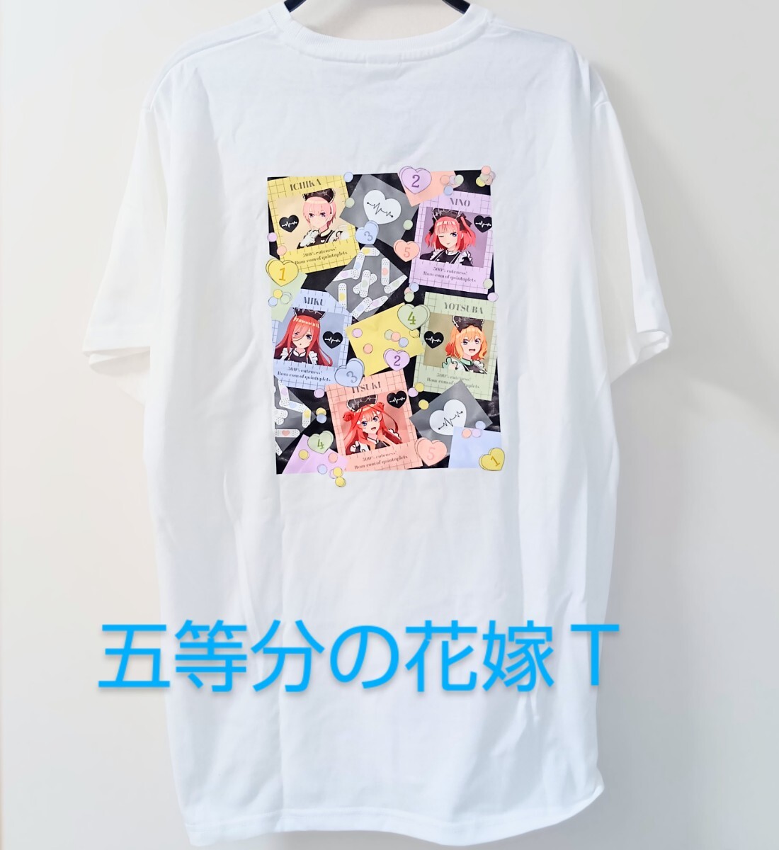 五等分の花嫁Ｔシャツ 3L+ステッカー/映画 五等分の花嫁×しまむらアベイル/中野一花二乃三玖四葉五月/The Quintessential Quintuplets