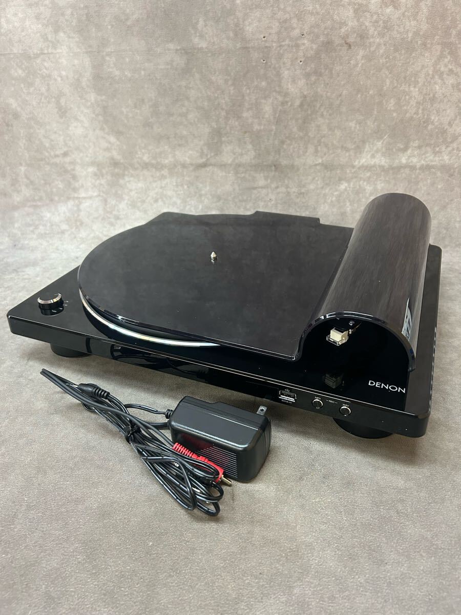 美品 デノン Denon DP-450USB 2023年 レコードプレーヤー USB録音対応 ブラック DP-450USB-BKEM(中古品) 直接引き取り可 奈良発