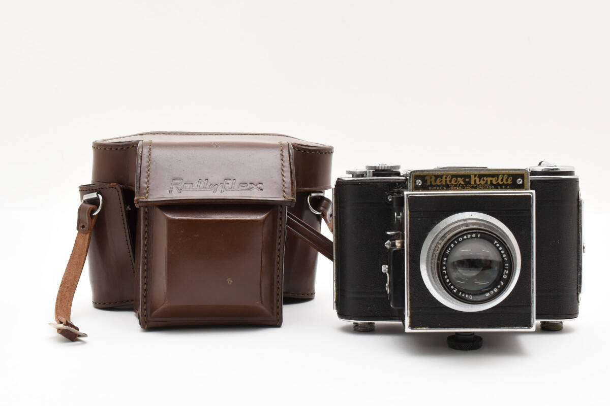 希少＊Reflex Korelle / Carl Zeiss Jena Tessar 80mm F/2.8 Franz Kochmann レフレックス コレレ USA製 ケース付