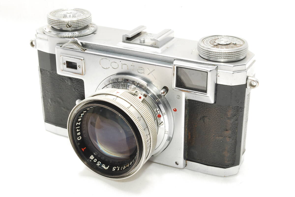 CONTAX コンタックス IIa + Sonnar 50mm F1.5 レンジファインダー フィルムカメラ【現状品】z182