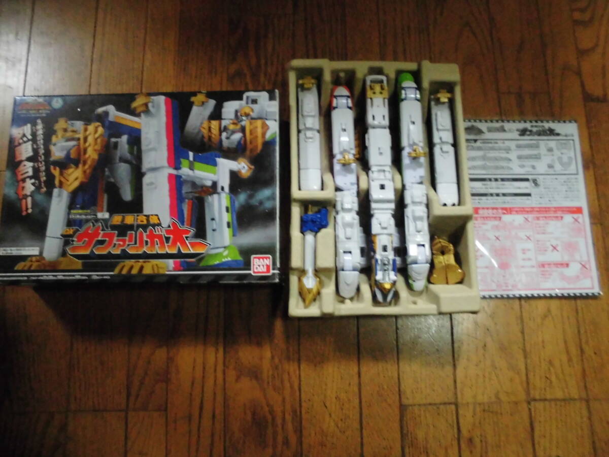即決★バンダイ トッキュウジャー★劇場版 烈車合体 DXサファリガオー★トッキュウレッシャーEX★動作確認済★BANDAI