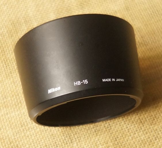 Nikon 純正 HB-15 AF ED70-300mmF4-5.6D 用レンズフード 黒　ニコン