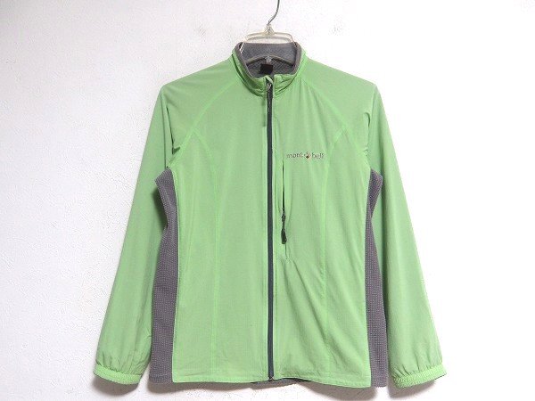 N8267:mont-bell(モンベル)ライトシェルジャケット Women’s(1106378)黄緑/WOMEN'S S:5