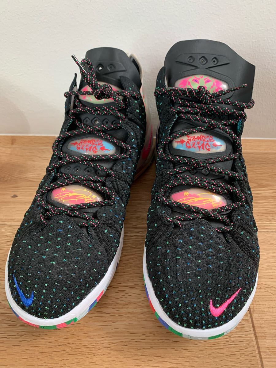 美品 NIKE LEBRON 18 "JAMES GANG" ナイキ レブロン 18 ジェームズ ギャング 10.5インチ 28.5ｃｍ