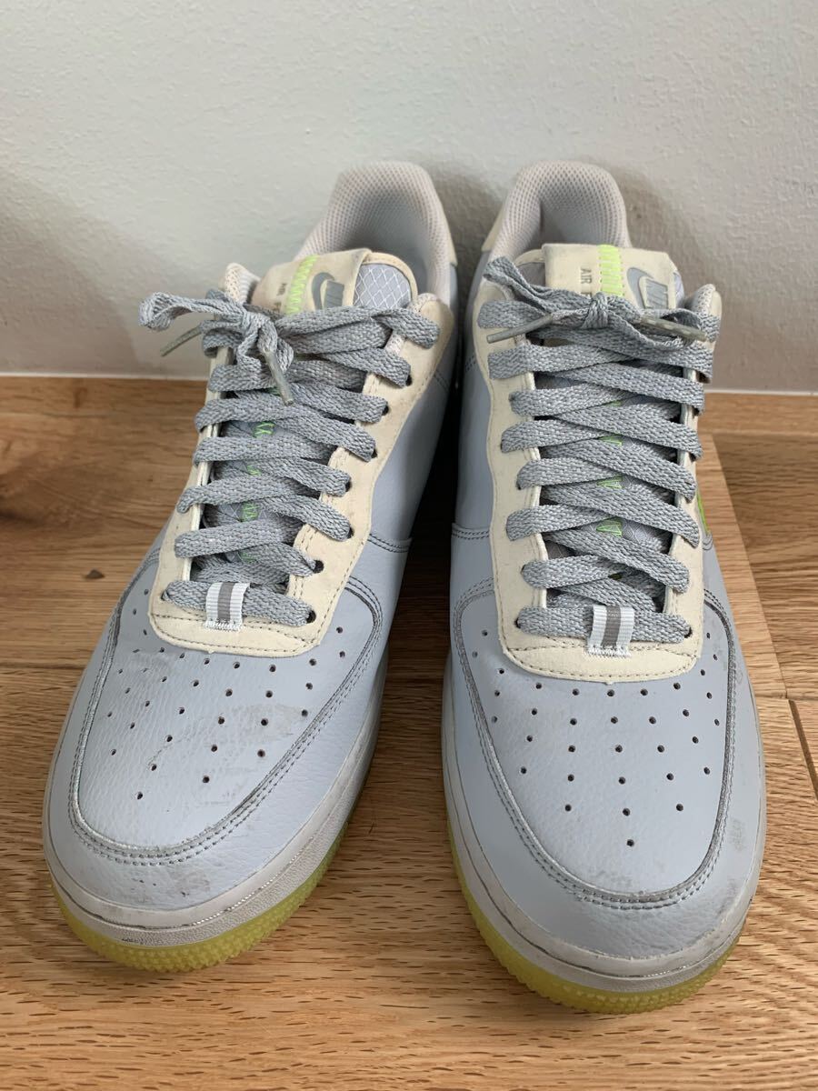 美品 NIKE AIR FORCE 1 ナイキ エア フォース 1 '07 LV8 28cm 10インチ ウルフグレー　ゴーストグリーン CD0888-002
