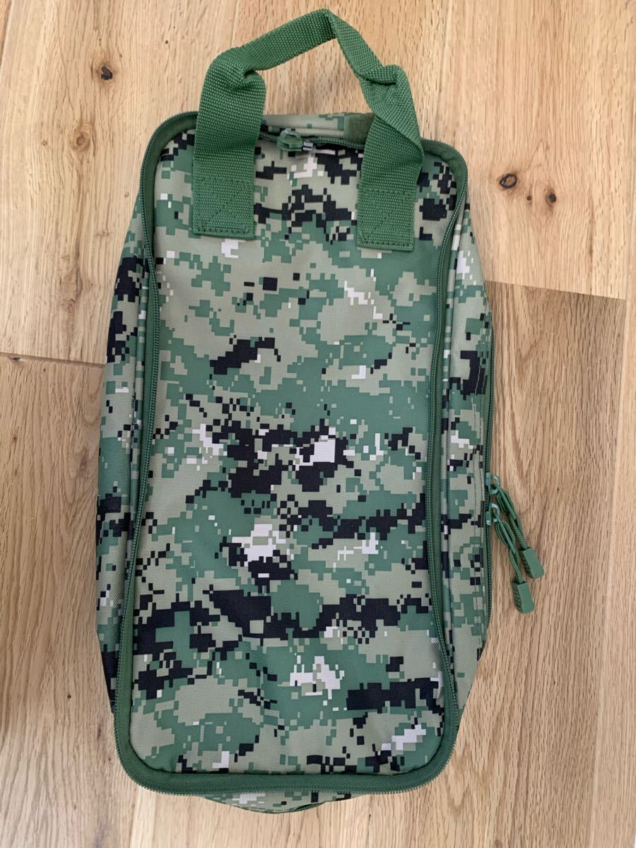 新型 美品☆正規品 マリーンバッグ トラベルバッグ 小物入れ ミリタリー アメリカ 米軍 USN 迷彩 カモ　