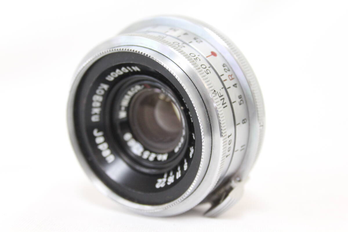 【返品保証】 ニコン Nikon W-Nikkor C 3.5cm F2.5 Sマウントレンズ M3196