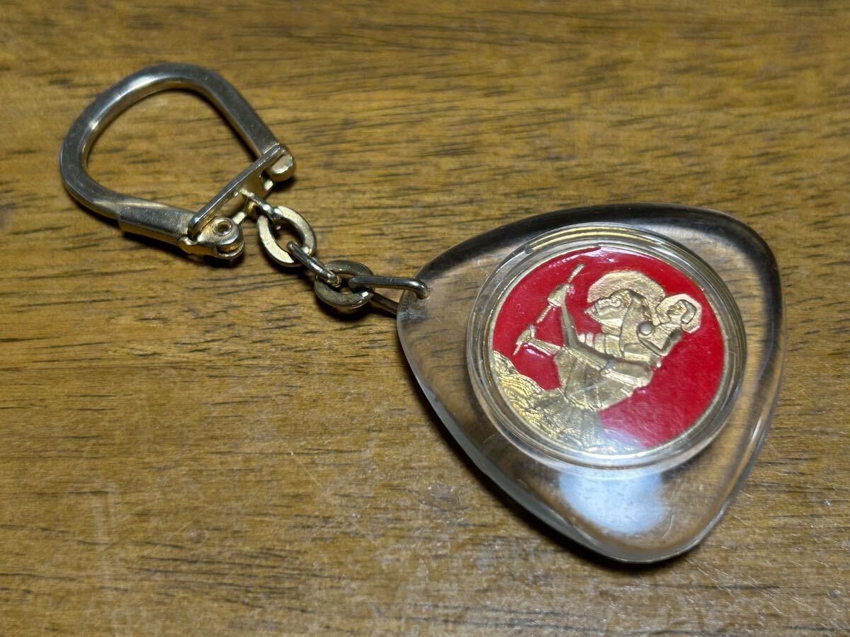 キーホルダー　セイントクリストファー　交通安全　当時もの　VW 空冷　ビートル　バスにいかがでしょうか　ユーズドコンディション　その3