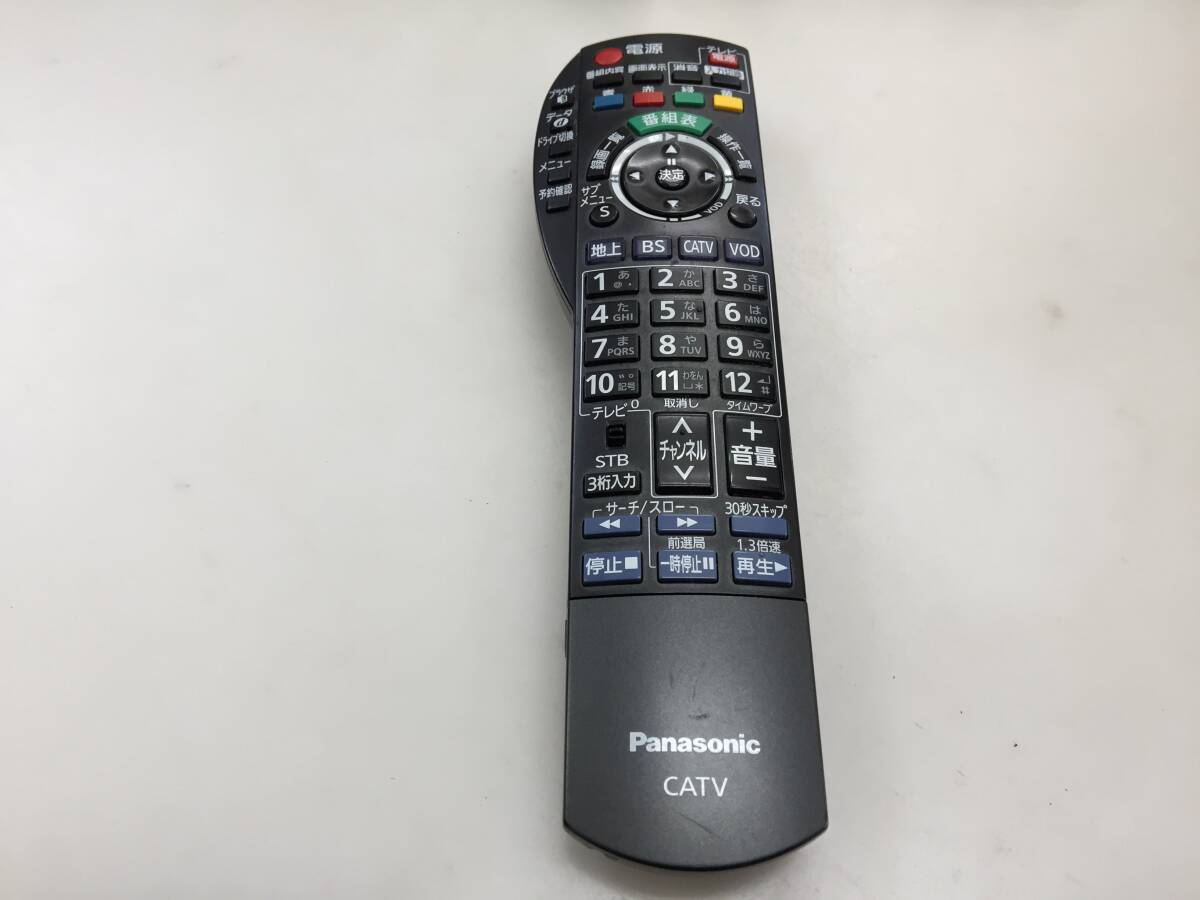 パナソニック CATV リモコン N2QAYB000314 中古品K810