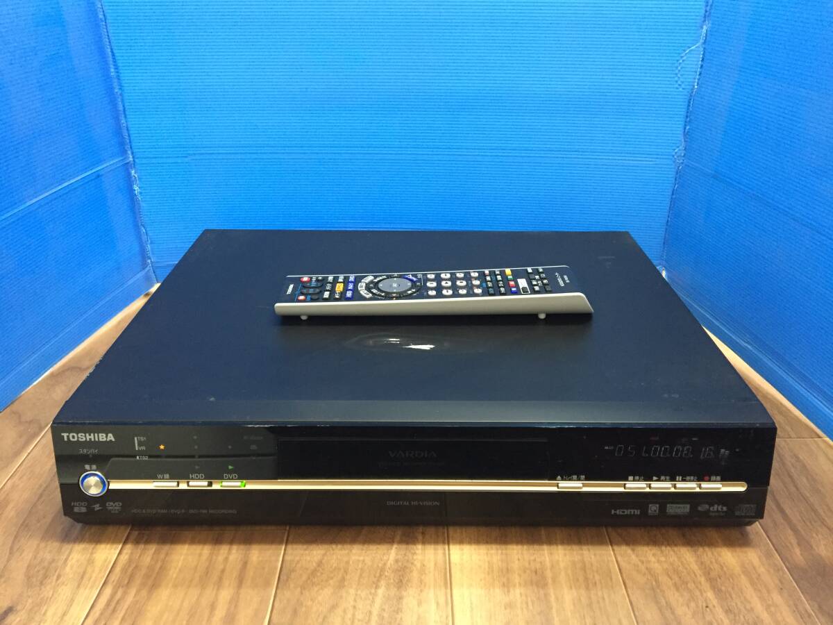 東芝 HDD/DVDレコーダーRD-S600 純正リモコン付き　中古品6057