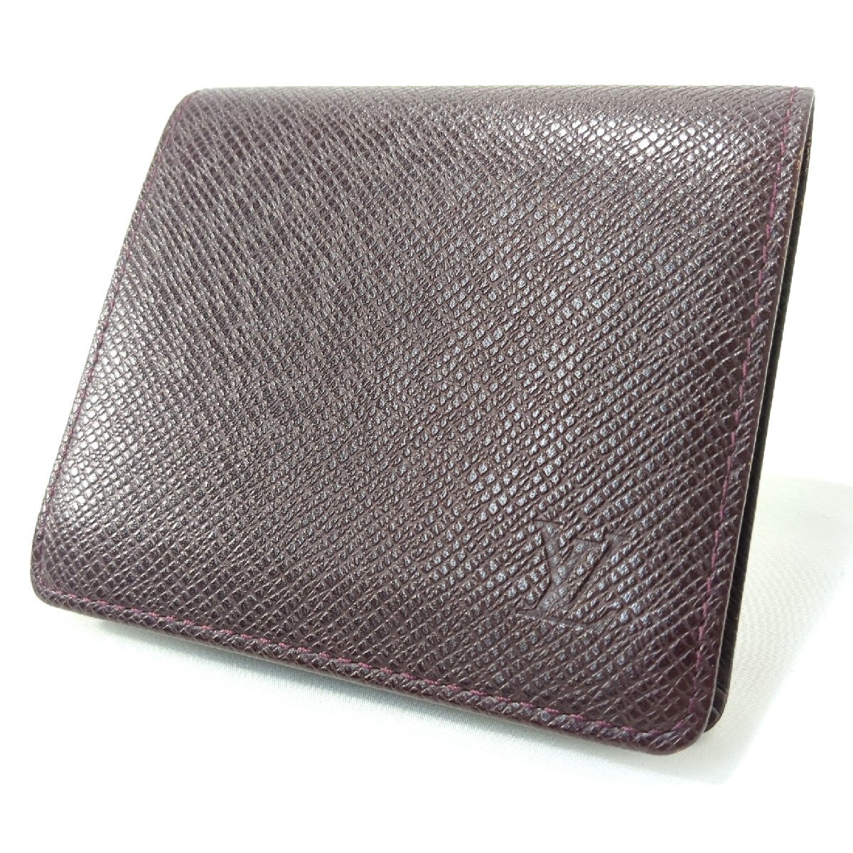 LOUIS VUITTON ルイ・ヴィトン ポルトビエ3 カルトクレディ タイガ 二つ折り財布 M30456