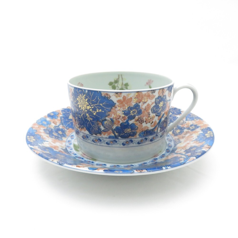 美品 HAVILAND アビランド リモージュ ダムーズ Dammouse カップ＆ソーサー ティー コーヒー レア 希少 SU9589B4