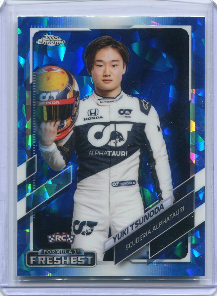 2021 Topps Chrome Sapphire Edition Formula 173 Yuki Tsunoda 角田裕毅