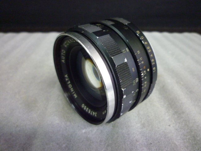 CHA-27721-45 ジャンク品 MINOLTA ミノルタ MC ROKKOR-PF 1:1.8 f=55mm