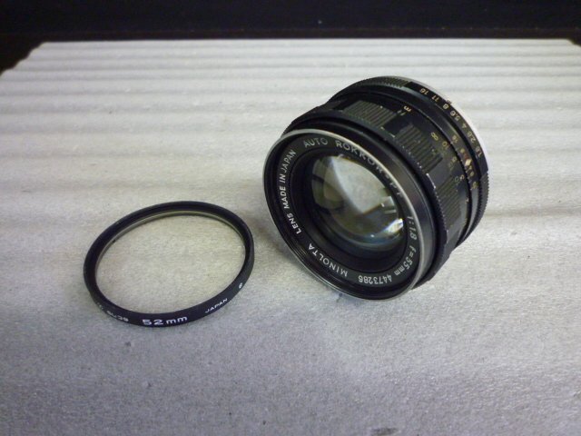 CHA-27764-45 ジャンク品 MINOLTA ミノルタ AUTO ROKKOR-PF 1:1.8 f=55mm