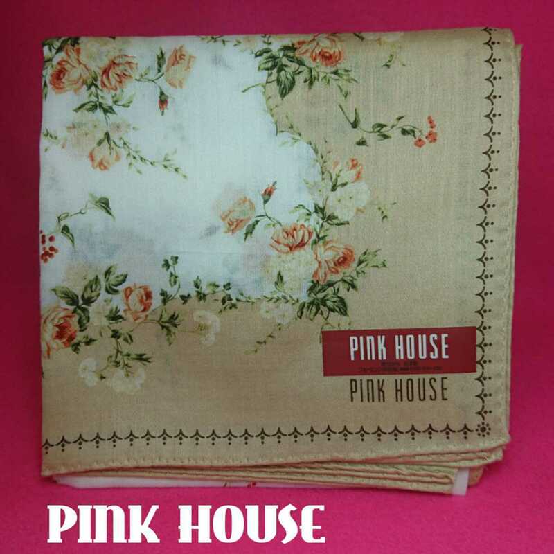 【未使用新品】　PINK HOUSE　ピンクハウス　大判　ハンカチ　54　8424