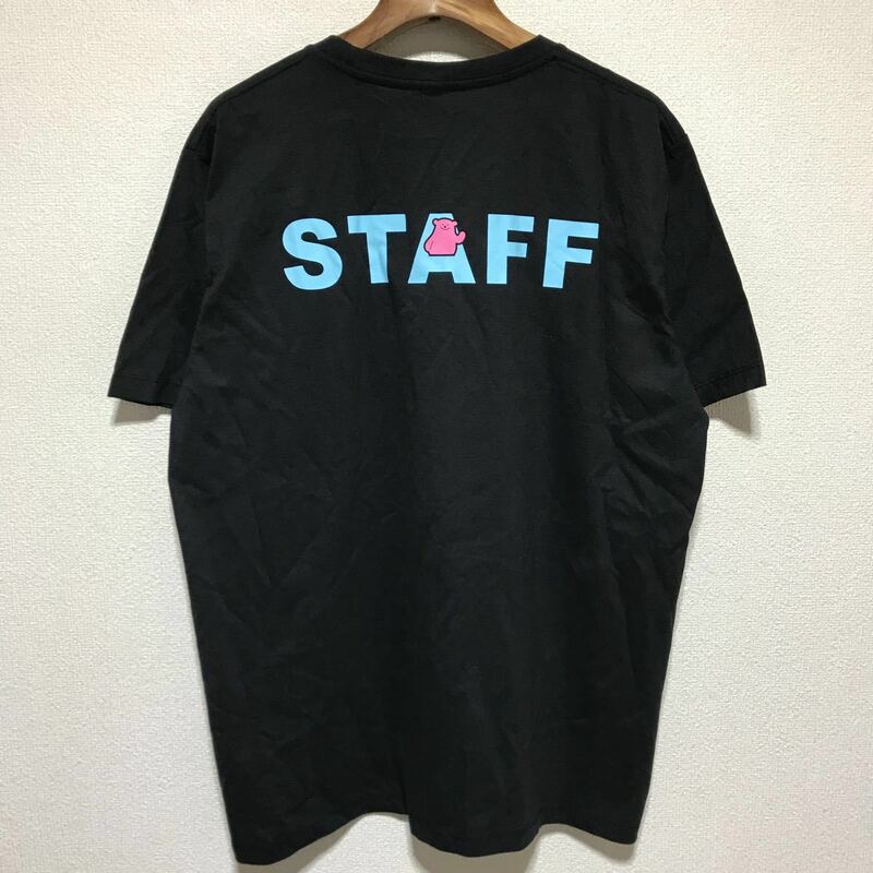 [即決古着]SMTOWN LIVE WORLD TOUR Ⅳ IN TOKYO/STAFF(スタッフ)Tシャツ/ツアーTシャツ/半袖/ブラック/XLサイズ
