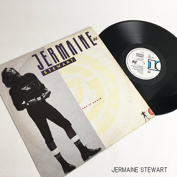 12 インチ JERMAINE STEWART ジャーメイン スチュワート SAY IT AGAIN 10 Records REMIX 洋楽 ディスコ R&B You Promise TENR 188 inch