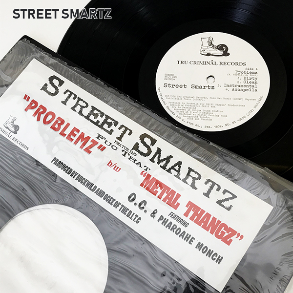 12 インチ STREET SMARTZ ストリート スマーツ PROBLEMZ アングラ FUG THAT TRU CRIMINAL HIPHOP ヒップホップ RAP ラップ 札幌