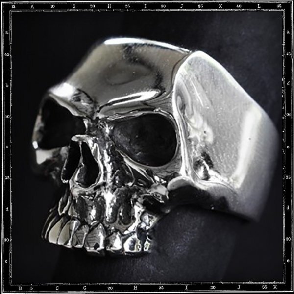 CRAZY PIG LEMOLA SKULL RING レモラ スカル リング シルバー 14号くらい
