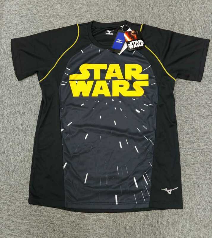 スター・ウォーズ STARWARS ミズノTシャツ 新品タグ付き　C3PO　スター・ウォーズ　映画スターウォーズ/ランニング・テニス・スポーツ全般