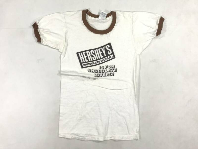 古着 18885 Sサイズ 半袖 Tシャツ USA コットン ビンテージ オリジナル vintage 60 70 80 90 hershey's ハーシーズ