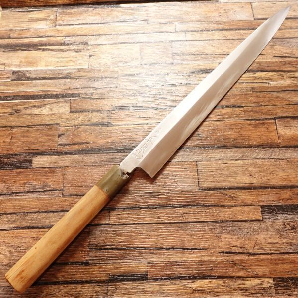 正本総本店 柳刃包丁 研ぎ済 水牛柄 刺身包丁 360mm 尺二