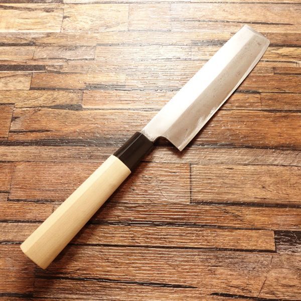 國重 薄刃包丁 研ぎ済 菜切り ハガネ 特製 丁寧使用品