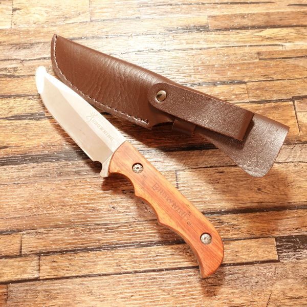 ブローニング シースナイフ BROWNING 未使用保管品 鞘付き ナイフショップ在庫品 デッドストック