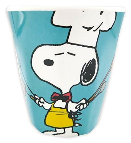 スヌーピー(SNOOPY)のメラミンタンブラー(カップ)《SNOOPY&Lucy／オレンジ＆ターコイズブルー》