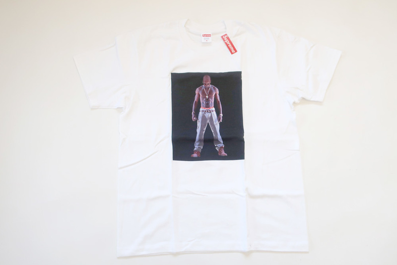 (XL)Supreme Tupac Hologram Teeシュプリーム2パックホログラムTシャツ白