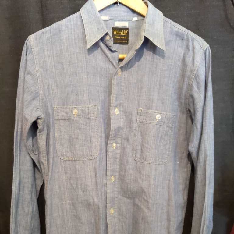 VINTAGE★WhiteLee Jeans Shirts★シャンブレーシャツ★アメカジ★