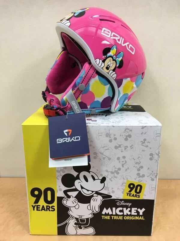 【値下げ】ブリコ BRIKO ディズニー Disney コラボ ヘルメット ミニーマウス 2019 子供用スノーヘルメット 19800円→9900円