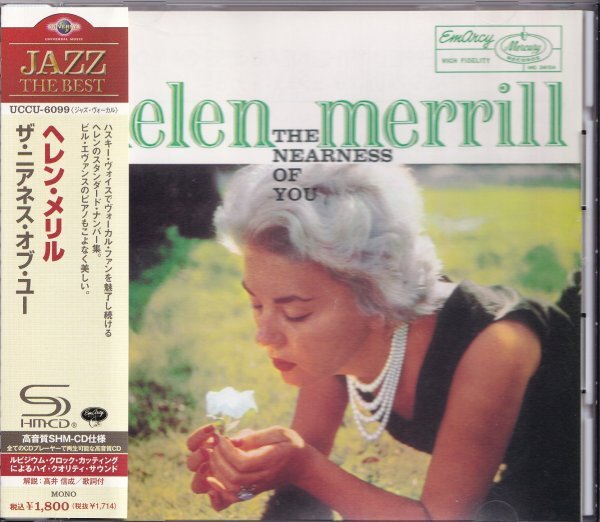 即決JAZZ (G2502)【ヘレン・メリル / ザ・ニアネス・オブ・ユー HELEN MERRILL TYOUHE NEARNESS OF YOU《高音質・SHM-CD！》】帯付/美品
