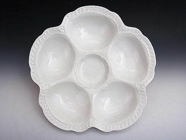 白磁 オイスター皿 ◆ 仏蘭西 アビランド リモージュ