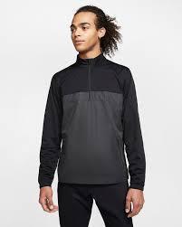 【意大利屋】ナイキ NIKE ゴルフウェア 2020 シールド ビステ ハーフジップ 黒 L