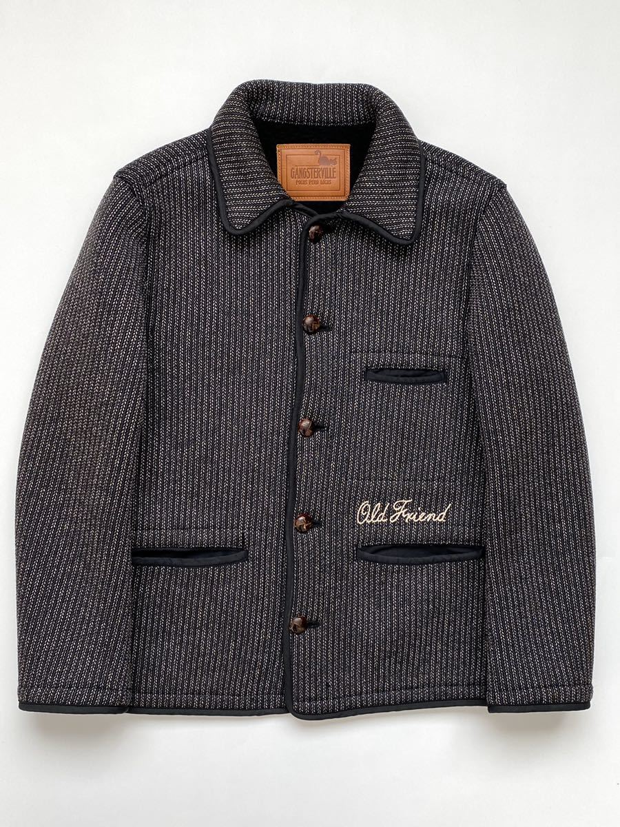 GANGSTERVILLE BEACH JACKET M ギャングスタービル ビーチクロス ジャケット ビーチジャケット ブラウンズビーチ タイプ チェーン刺繍