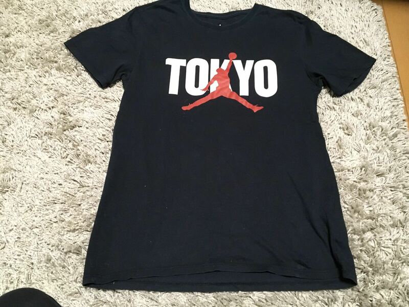 ナイキ NIKE AIR JORDAN TOKYO 東京 エア ジョーダン 来日限定 Tシャツ ブラック 黒 M 半袖Tシャツ