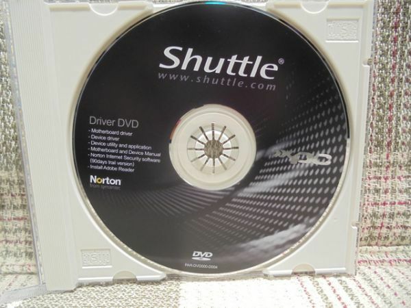 Shuttle マザーボード ドライバーディスク（Support model：SG31/SG31G2 V2/SG45/SX58/SN78S/SA76）